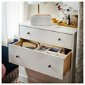 HAVSTA Chest of 3 drawers, white, 81x47x89 cm
