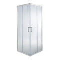 Cooke & Lewis Shower Enclosure Onega 80x80x190cm, chrome/transparent