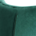 Armchair Egg Velvet Gold, dark green