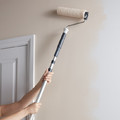 GoodHome Paint Roller, easy release, short pile, 23 cm