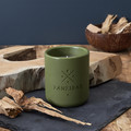 Concrete Candle Terre de feu Earth Zanzibar, green