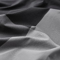 BRUNKRISSLA Duvet cover and 2 pillowcases, black, 200x200/50x60 cm