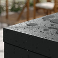 SUNDSÖ Cabinet, anthracite outdoor/indoor, 60x35x86 cm
