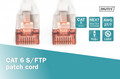Digitus Patch Cord S/FTP Cat6 LS0H 1m, grey