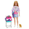 Barbie Malibu Stylist Doll & 14 Accessories Playset HNK95 3+