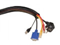 Cable Wire Ograniser 1.8m 85mm MCTV-675 black