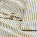 SOLFIBBLA Duvet cover and 2 pillowcases, white beige/stripe, 200x200/50x60 cm