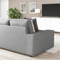 KIVIK 3-seat sofa, Tibbleby beige/grey