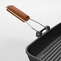 GRILLA Grill pan, black, 36x26 cm
