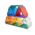Cleverclixx Magnetic Tiles Brick Tiles Pack Intense - 16 pieces, 3+