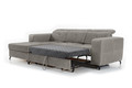 Corner Sofa-Bed Left Belavio Mini Crown 4 Taupe