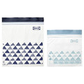 ISTAD Resealable bag, patterned/blue, 60 pack