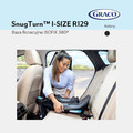 Graco SnugTurn i-Size R129 Rotating ISOFIX Base, Black