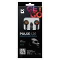 Defender Pulse 420 Wired In-Ear Headset, Black/Orange