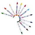 Starpak Wax Crayons 12 Colours Minis