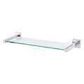 GoodHome Bathroom Shelf Glass Alessano 48cm