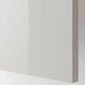 RINGHULT Cover panel, high-gloss liight grey, 39x240 cm