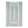 Upholstered Wall Panel Rectangle Stegu Mollis 60x15cm, silver