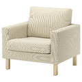SALTSJÖBADEN Armchair, Fridtuna light beige
