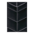 Upholstered Wall Panel Triangle Stegu Mollis 15x30cm 2pcs L, black