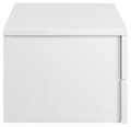 Wall-Mounted Bedside Table Nightstand Avignon, white