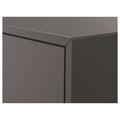 EKET Cabinet with 2 drawers, dark grey, 70x35x35 cm