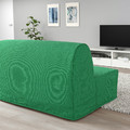 LYCKSELE MURBO 2-seat sofa-bed, Vansbro bright green