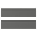 VOXTORP Drawer front, dark grey, 40x10 cm