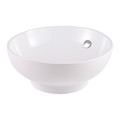 Ceramic Countertop Basin GoodHome Nura 40cm, white