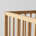 SNIGLAR Cot, beech, 60x120 cm