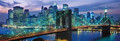 Clementoni Jigsaw Puzzle Panorama High Quality New York Brooklyn Bridge 1000pcs 10+