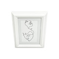 GoodHome Picture Frame Blanton 13 x 18 cm, white