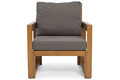 Outdoor Furniture Set MALTA, brown/graphite