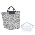 Lunch Set Cool Bag & Glass Lunchbox, grey