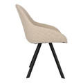 Chair Nels, beige/black legs