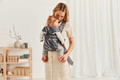 BABYBJÖRN Baby Carrier MINI Cotton, Anthracite/Landscape Print 0-12m