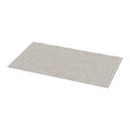 GoodHome Bath Mat Elland 70 x 120 cm, stone grey