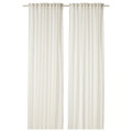 DYTÅG Curtains, 1 pair, white, 145x300 cm