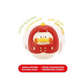 Roly Poly Duck, red, 3m+