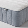 VALEVÅG Pocket sprung mattress, firm/light blue, 140x200 cm