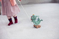 LILLIPUTIENS Pull Along Cuddle Dragon Joe 12m+