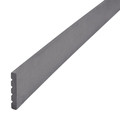 Composite Deck Finishing Profile GoodHome Neva 0.8 x 5.2 x 220 cm, anthracite