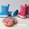 Druppies Rainboots Wellies for Kids Fashion Boot Size 25, blue