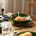 PELARKAKTUS Deep plate, green, 23 cm