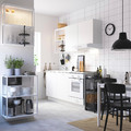 ENHET Kitchen, white, 183x63.5x222 cm