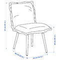 MÖRBYLÅNGA / KLINTEN Table and 4 chairs, oak veneer brown stained/Kilanda dark grey, 140x85 cm