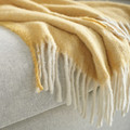 KLIPPOXEL Throw, beige-yellow, 130x170 cm