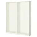 PAX 2 wardrobe frames, white, 200x35x236 cm