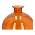 Glass Vase 15x17cmm, orange