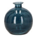 Glass Vase 15x17cmm, turquoise